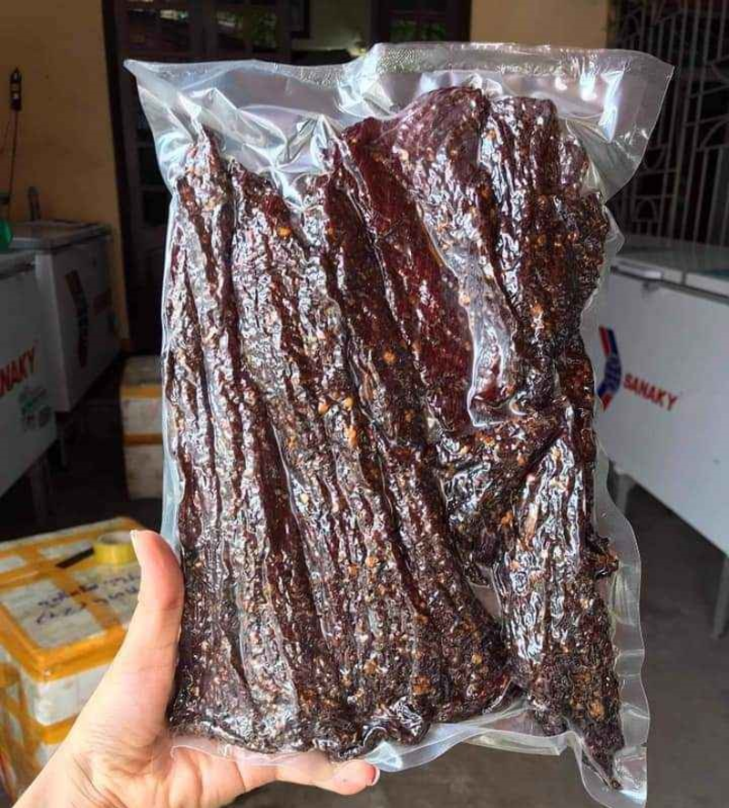 cách ăn thịt trâu gác bếp