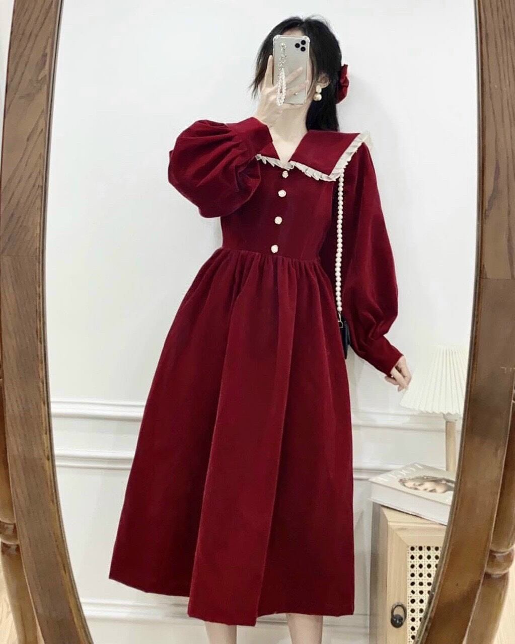 Váy Dài Tiểu Thư Vintage giá tốt Tháng 02,2023|BigGo Việt Nam