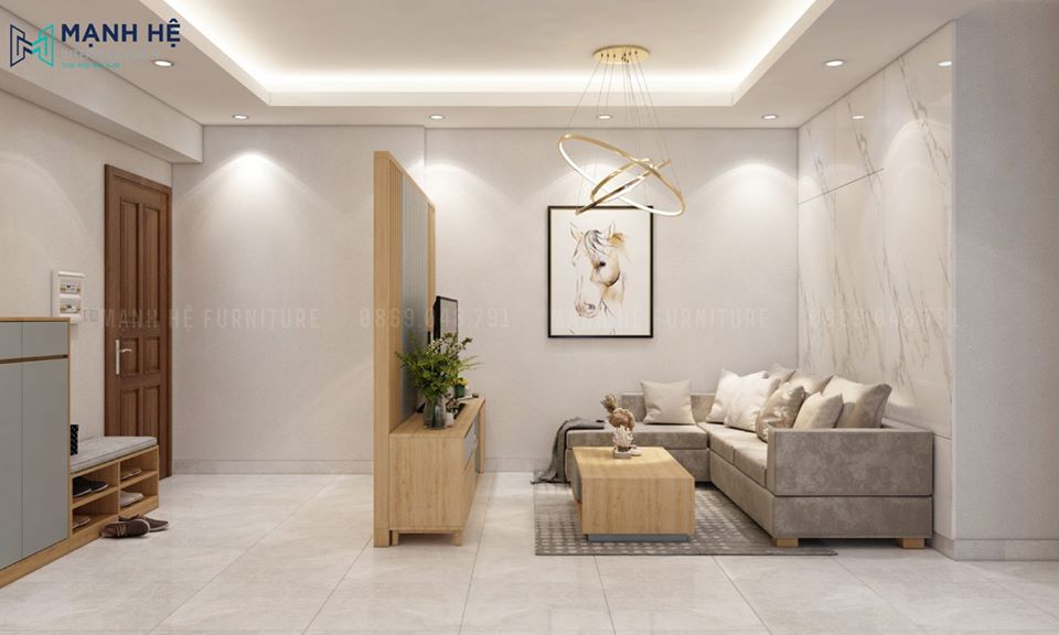 Nội thất phòng khách nhỏ hiện đại