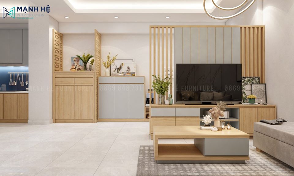 Nội thất phòng khách hiện đại