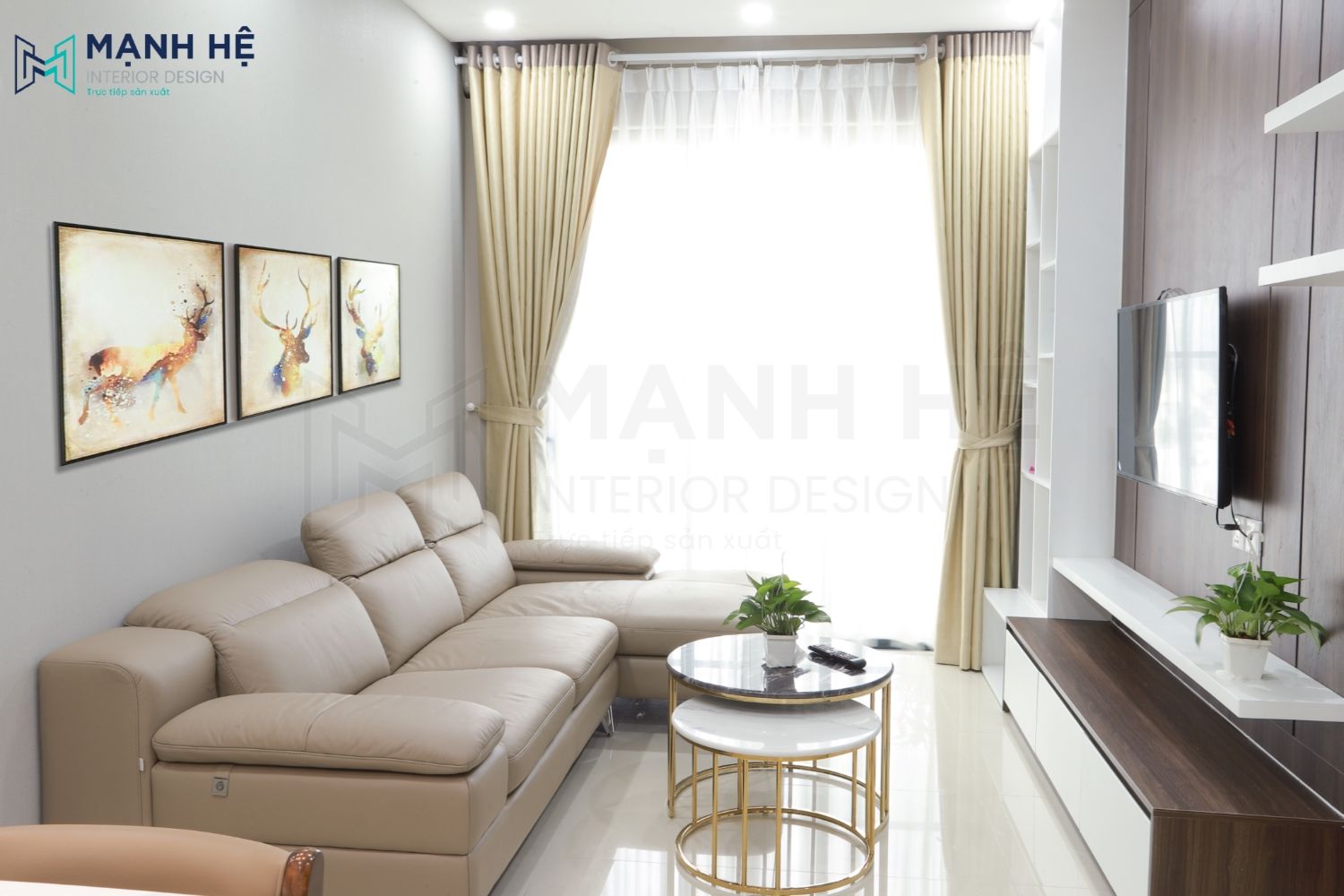 thi công nội thất phòng khách