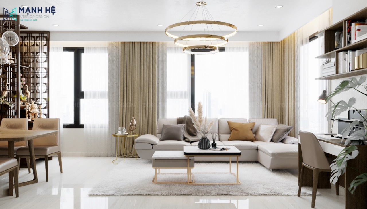 Ghế sofa phòng khách chữ L
