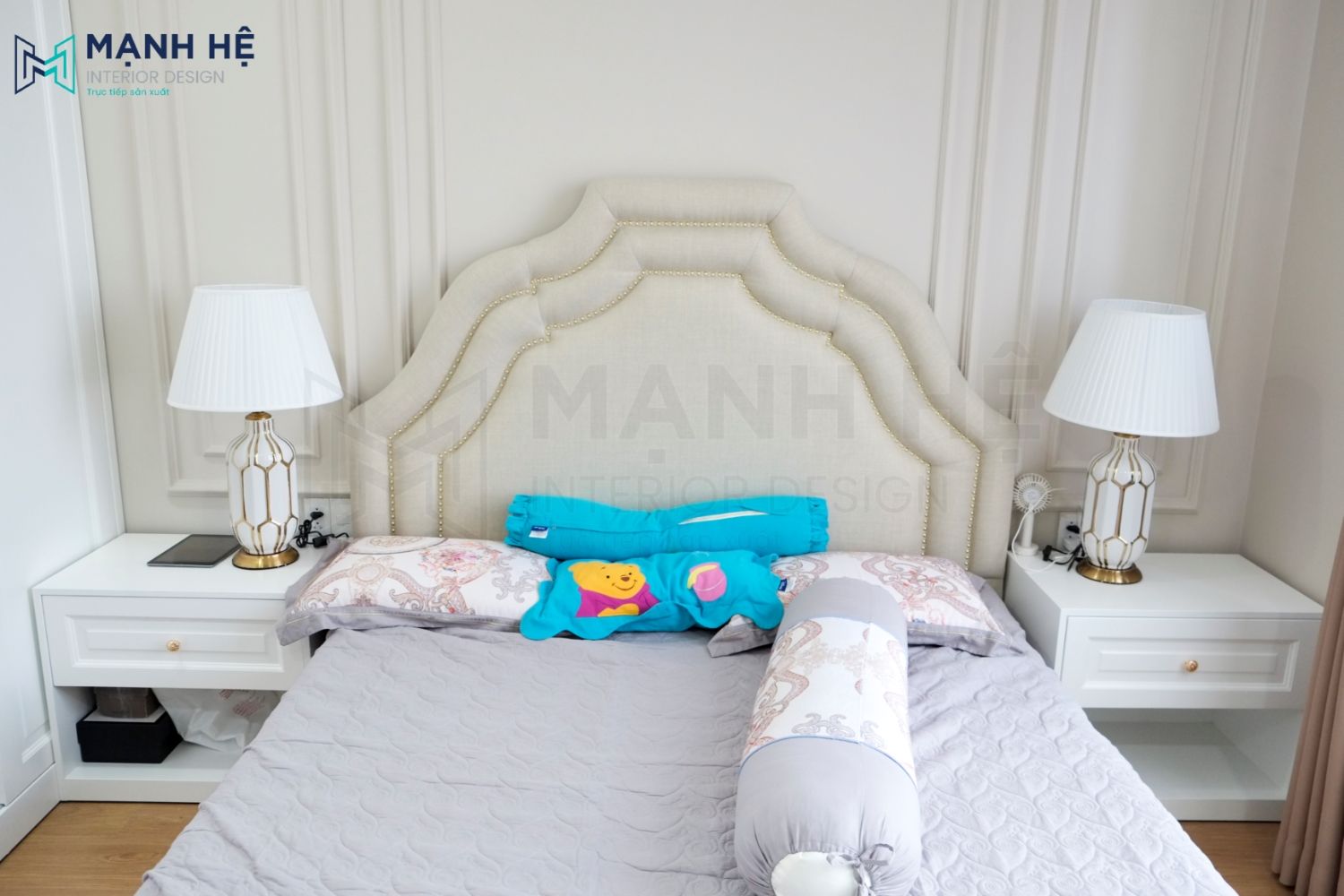 Thi công nội thất phòng ngủ tân cổ điển