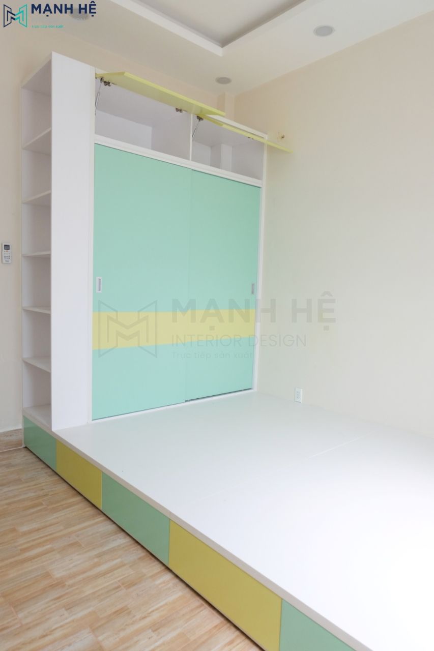 thi công nội thất phòng ngủ bé