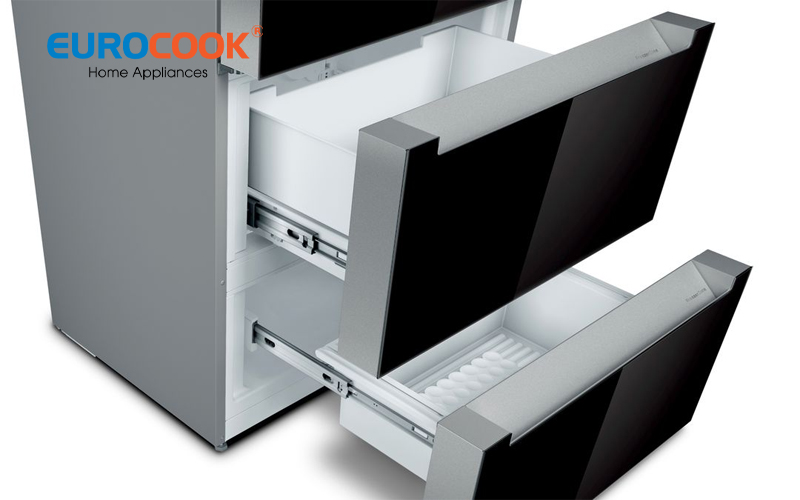 Tủ lạnh cửa dưới kiểu Pháp Bosch KFN86AA76J
